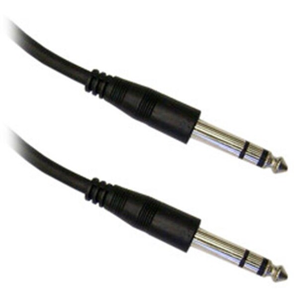 Cable Wholesale CableWholesale 10A1-62150 0.25 inch Stereo Audio Patch Cable 0.25 Male 50 foot 10A1-62150 - main